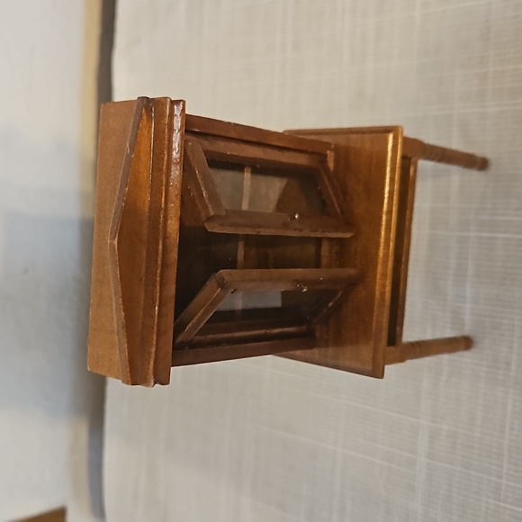 Miniature Wood Secretary Desk - Picture 7 of 8